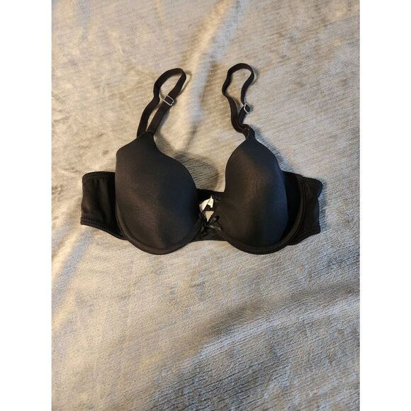 Maidenform Women's One Fab Fit Demi T-Shirt Bra 34B Black - Picture 1 of 3